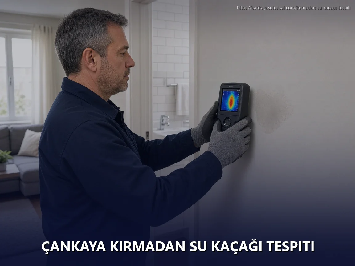 Çankaya Kırmadan Su Kaçağı Tespiti
