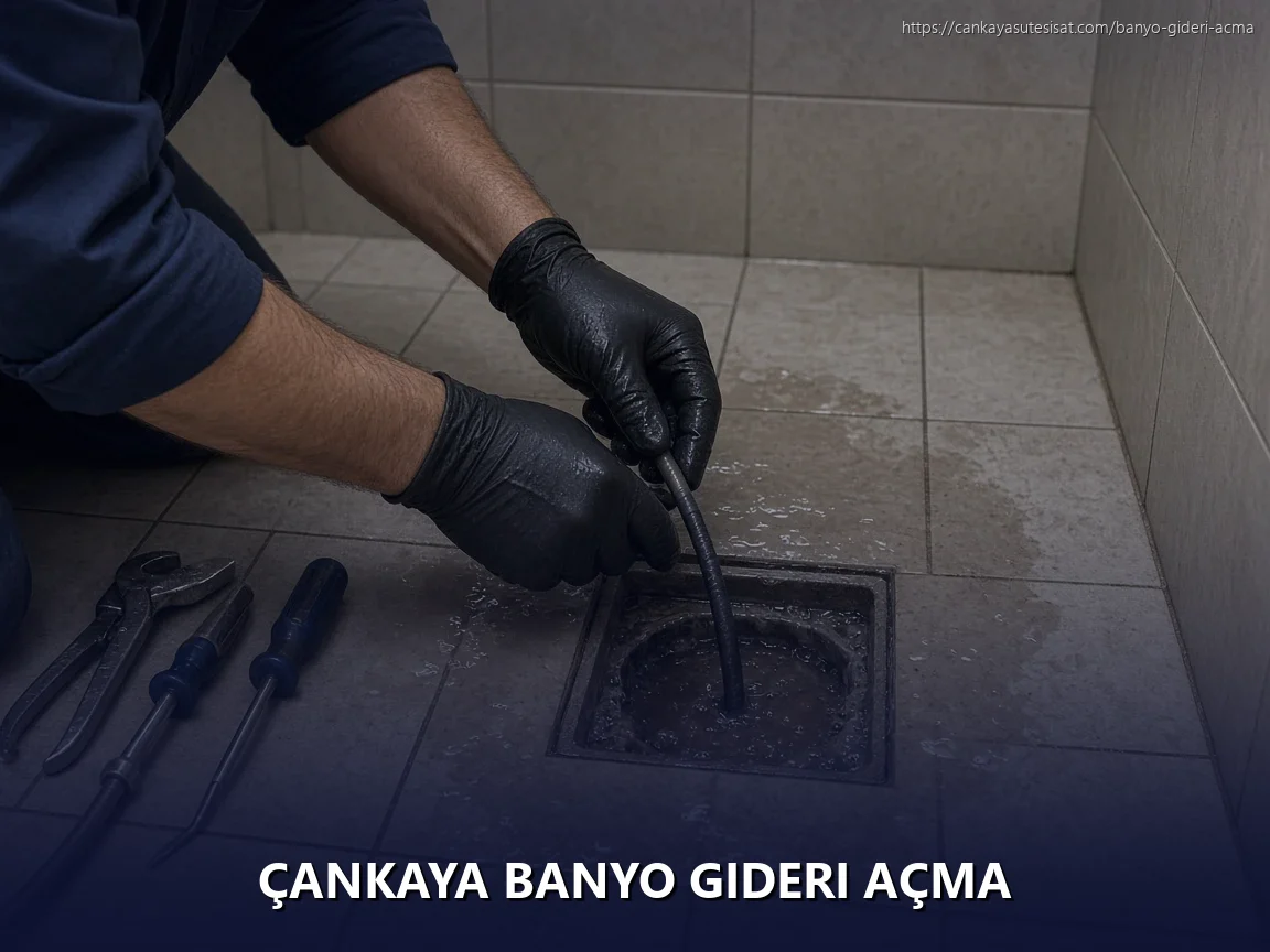 Çankaya Banyo Gideri Açma