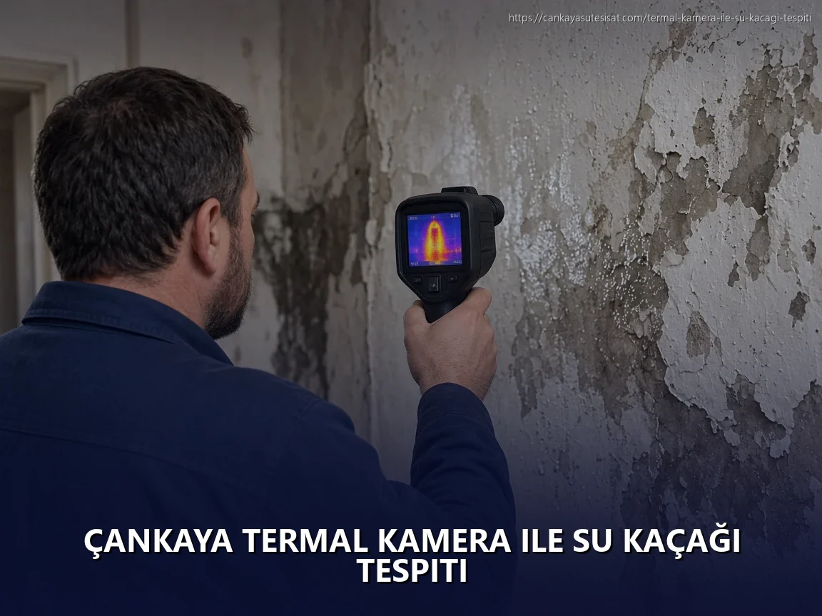 Çankaya Termal Kamera ile Su Kaçağı Tespiti